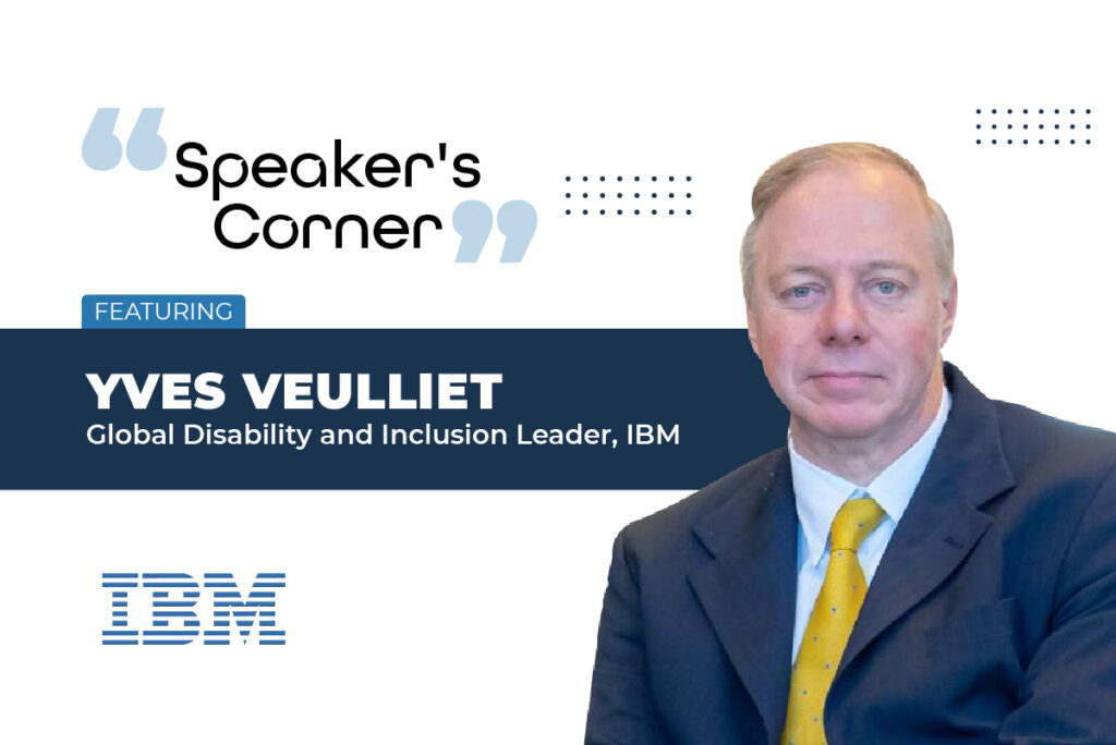 Yves Veulliet, Global Disability and Inclusion Leader at IBM.
